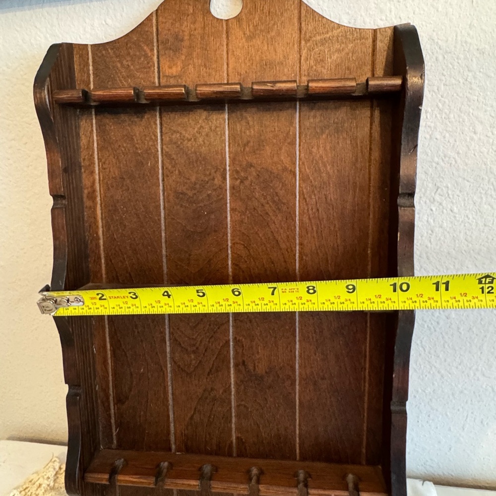 Vintage Wood Spoon Rack - Picture 4 of 6